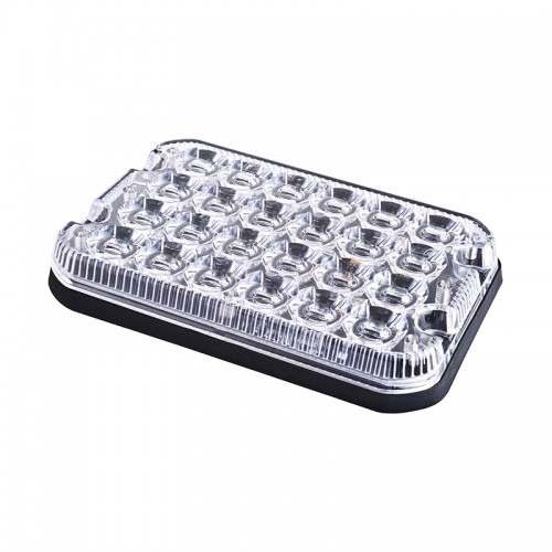 24 LED R65 Heavy-Duty Warning Lamp - Amber